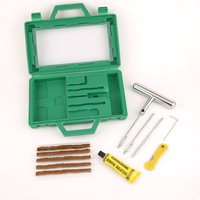 Kit de réparation de pneu sous vide rapide de qualité industrielle outils à main personnalisables OEM avec foret à filetage métallique et bande de caoutchouc