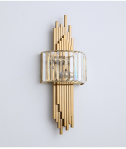 PM sáng tạo nghệ thuật K9 Pha Lê Tường Đèn biệt thự sang trọng phòng khách sofa nền tường phù hợp phong cách Châu Âu đầu giường khung ánh sáng - Product Image 4