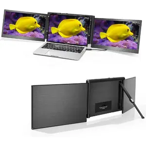 OFIYAA Extended 13.3 Inch Display Screen For WIndows Mac Triple Laptop Screen Extender