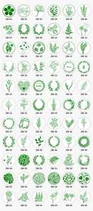 Cabeza de latón de cera de lacre sello de invitación de boda Tarjeta de Navidad botánico y de mango de madera sello de la cera - Product Image 6