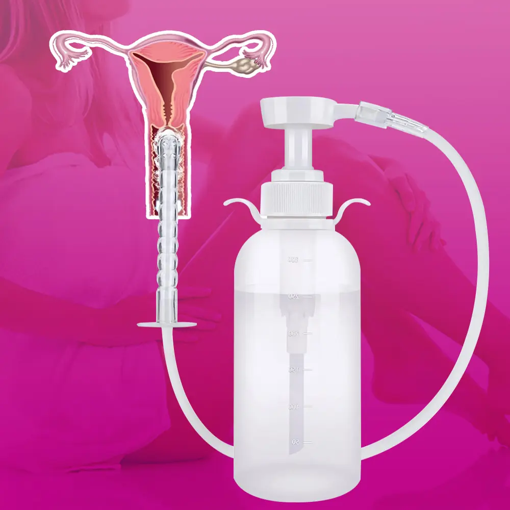 Douper Wieder verwendbares Vaginal reinigungs system Vaginal Clean ser Einlauf Vaginal Douche für Frauen 300ml Kapazität