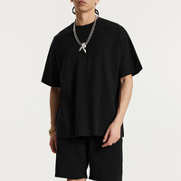 T-shirt unisexe uni T-shirt personnalisé simple pour hommes T-shirt lourd surdimensionné