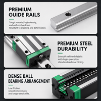 Superventas MSA MSB 15 45 ST Guía Lineal de Bolas con Carro Rígido de Recorrido Preciso para Router CNC y Bloque Deslizante de Movimiento Automatizado