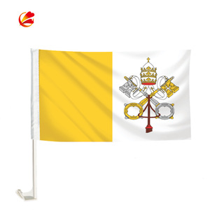 44 ซม.พลาสติกวัสดุเสาธงและโพลีเอสเตอร์ 30*45 ซม.ตุรกีรถธง - Product Image 2