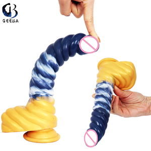 Geeba fournisseur chinois <span class=keywords><strong>prix</strong></span> usine jouet sexuel super doux pénis gode en silicone coq avec <span class=keywords><strong>testicules</strong></span> artificiels pour - Product Image 4