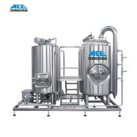 Equipamentos de cerveja de 200l e 300l com cerveja, equipamento com fermentação elétrica e vapor para hotel & restaurante