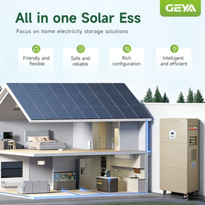 Système de stockage d'énergie solaire hybride tout-en-un GEYA avec panneau solaire de 100 Ah et support Z4 - Product Image 2