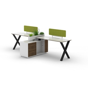 Divisor de Espacios Comercial, Cubículos Modulares, Escritorio de Estación de Trabajo para 4 Personas, Muebles de Oficina - Product Image 5