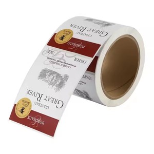 Tùy chỉnh nhãn dán máy in trong suốt rõ ràng mỹ phẩm cuộn nhựa lụa màn hình tùy chỉnh dính giấy & phim - Product Image 6