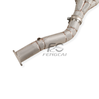 Colectores de escape de acero inoxidable de longitud igualada con tubo de prueba para Dodge RAM 1500 TRX 6.2T, tubos de escape aislados para mejora de potencia