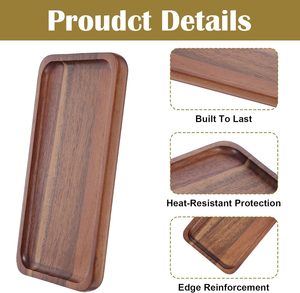 ถาดเสิร์ฟรูปไข่ จานไม้ตกแต่งสำหรับใส่ชา ผลไม้ ผัก ขนมปัง ของหวาน เค้ก ภาชนะบนโต๊ะอาหาร - Product Image 6