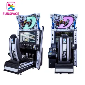 Funspace Custom Commerciële Indoor Muntautomaat Volwassen Kinderen Arcade Auto Simulator Race Gaming Machine Apparatuur