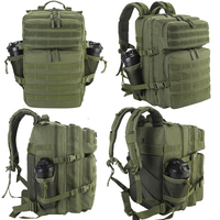 Mochila Táctica Impermeable Trailpop de Gran Capacidad con Sistema Molle, Bolsa Desmontable para Equipo de Campo, para Expediciones