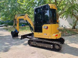 รถขุดขนาดเล็ก CAT 303 น้ำหนักใช้งาน 3 ตัน ความจุบุ้งกี๋ 0.1 ลบ.ม. สีเหลือง อุปกรณ์ก่อสร้างระบบไฮดรอลิก - Product Image 3