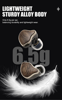 Earbud Headset HIFI 3D Stereo Dynamic Driver untuk Olahraga, Musik, dan Gaming, In-Ear