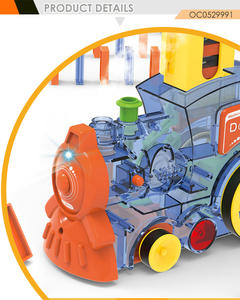 <span class=keywords><strong>Train</strong></span> poseur automatique intelligent, jouet de construction, ensemble de blocs de jouets, avec spray de brouillard, articles chauds - Product Image 3
