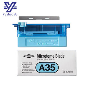 Lame de microtome jetable en acier inoxydable A35 pour tissus pathologiques, qualité exceptionnelle - Product Image 3