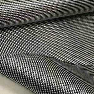 Tissu en fibre de carbone sergé de haute qualité, imperméable, ignifuge, extensible, léger, tissé, pour usage industriel, extérieur, automobile et pour femmes - Product Image 1