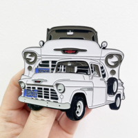 Épingles personnalisées en métal noir avec logo de voiture, badges en émail doux, broches pour chapeau, épingles à revers