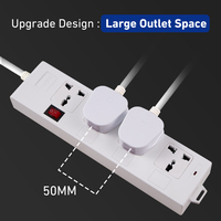 Placa de alimentación británica 1,8 M Cable de extensión 4Way Multi Plug Outlet Power Strip 13A Universal Outlet Extension Socket Switch UKCA