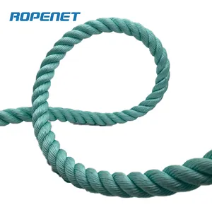 ROPENET 3Strands Polipropileno PP Danline Polysteel 3Strand Twisted Rope Corda Industrial