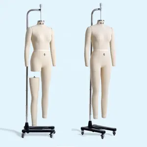 Thợ may có thể điều chỉnh ăn mặc hình thức thợ may đám cưới mannequin với lồng nữ Dummy phụ nữ vải may váy Maker mannequin