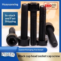 Hexagon Socket Screws Black Cylindrical Head Bolts Plastic Cup Head Screws M4/M5/M6