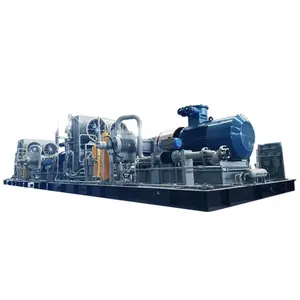 Yüksek basınçlı 250 Bar istasyonu güçlendirici pistonlu doğal gaz pistonlu CNG gaz kompresörü