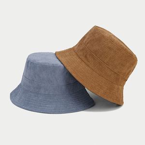 Corduroy <b>Reversible</b> <b>Bucket</b> <b>Hat</b> Unisex Cotton Twill Canvas Fishing <b>Hat</b> Suitable for Daily Sports and Outdoor Activities - Product Image 2
