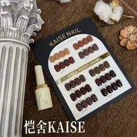 KAISE – Nouvelle série de gels à ongles 10 couleurs marron 2026 – Gel UV longue tenue de haute qualité non toxique pour salon de manucure – Vente en gros ODM/OEM