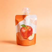 Sachet Doypack Stratifié PET/PE avec Fermeture Éclair, Qualité Alimentaire, Refermable, pour Emballage de Snacks, Noix et Fruits Secs en Vente au Détail