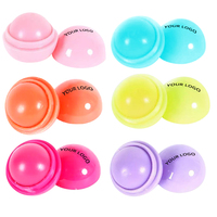 CG01A Private Label Biologische Ronde Bulk OEM Lippenbalsem Koreaanse Hydraterende Bal Natuurlijke Aardbei Lippenbalsem Private Label Lippenbalsem