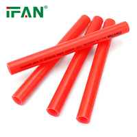 Système CVC IFAN de haute qualité, tube PEX, tube flexible en plastique, tuyau d'eau rouge, tuyau de chauffage au sol