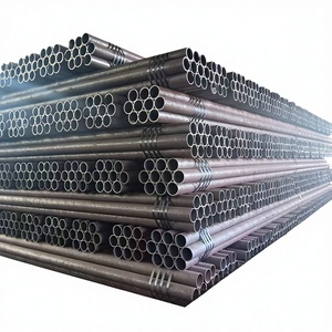 Tuyaux et tubes en <span class=keywords><strong>acier</strong></span> au carbone sans soudure laminés à chaud API 5L X52N A106 SCH 40 de Tianjin, style MS CS, peints en noir - Product Image 1