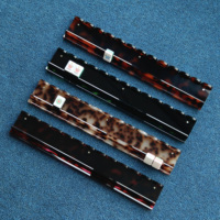 Ensemble de 4 supports de tuiles de mahjong magnétiques modernes de luxe en acrylique transparent avec boîte personnalisée – Accessoires de jeu de mahjong américain