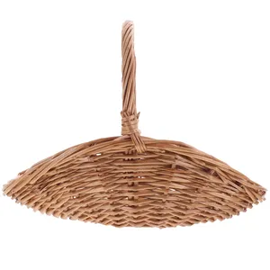 Panier tissé en rotin <span class=keywords><strong>de</strong></span> saule avec poignées panier <span class=keywords><strong>de</strong></span> service <span class=keywords><strong>de</strong></span> <span class=keywords><strong>cadeau</strong></span> et <span class=keywords><strong>de</strong></span> mariage en osier pour pique-nique <span class=keywords><strong>de</strong></span> <span class=keywords><strong>fruits</strong></span> stockage <span class=keywords><strong>de</strong></span> bonbons et <span class=keywords><strong>de</strong></span> nourriture <span class=keywords><strong>de</strong></span> Pâques - Product Image 2