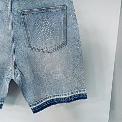 Pantalones Cortos de Mezclilla de Alta Calidad, Algodón Grueso, Marca de Moda Estadounidense EMOTIONS, Estilo Retro Urbano, Holgados, Ropa para Hombre - Product Image 4