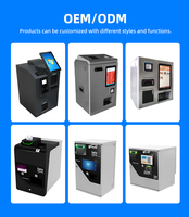 10.1 ''Windows Android Support SDK Service Machine de paiement en espèces Kiosque de change à écran tactile capacitif