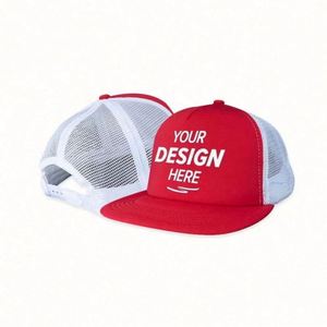 Casquette Trucker 5 Panneaux en Mousse Marron Personnalisée avec Tissu en Maille et Broderie de Logo Tendance pour Usage Extérieur ou Décontracté - Product Image 5