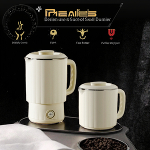 Nuevo Hervidor Portátil Inalámbrico de Acero Inoxidable Mini de 0.8L, Diseño Plegable para Viajes y Uso en Hoteles, Apagado Automático, Electrodoméstico - Product Image 3