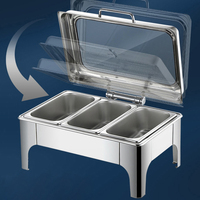 Chauffe-plats d'hôtel avec acier inoxydable de haute qualité Excellente performance Capacité massive Bonne isolation