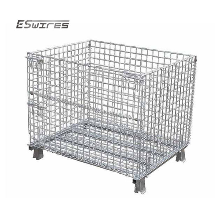Heavy Duty Zinc Galvanized Stackable Folding Collapsible Steel Wire ...