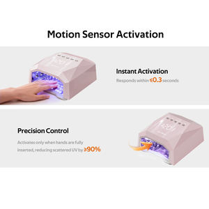 Kabellose Wiederaufladbare Tragbare Nagelhärtungslampe Wellenlängen für Salon Heimgebrauch Professionelle UV-<span class=keywords><strong>LED</strong></span>-Nagellampe - Product Image 3