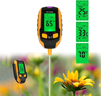Yiyz-testeur de PH du sol 4 en 1, testeur d'humidité du sol, léger, pour les plantes en pot, le jardin, vente en gros
