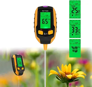 YZ Wholesale Price 4 in 1 Soil PH Meter, Soil Tester Moisture, Moisture Meter Light and PH Tester for Potted Plants, Garden