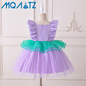 MQATZ Nouvelle Arrivée Costume de Sirène Robe Princesse Enfants Robe pour Filles Fête & Cosplay pour l'Âge de 6 Ans pour Halloween - Product Image 2