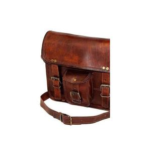 Sac messager en cuir premium pour homme, best-seller, sac de bureau pour homme, compartiment rembourré pour ordinateur portable avec sangle réglable - Product Image 3