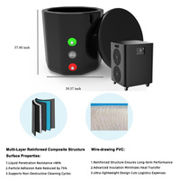 Refrigeratore per bagno di ghiaccio da esterno filtro integrato per fisioterapia freddo e caldo refrigeratore d'acqua con accessori