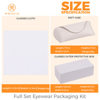 Vente chaude d'usine : Étui à lunettes en cuir PU de haute qualité avec logo personnalisé, design de marque de luxe, boîte à lunettes, coffret cadeau en papier personnalisé
