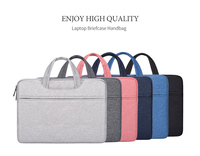 Nouvelle pochette pour ordinateur portable/ordinateur, résistante aux chocs, grande capacité, avec poignée, 13.3-14.1 15.4 15.6